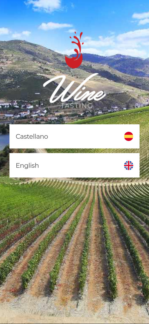Carta digital de ejemplo: Bodega y catas