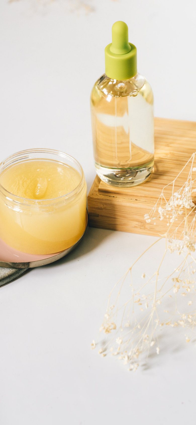 Cremas y aceites de tratamiento, en el movil